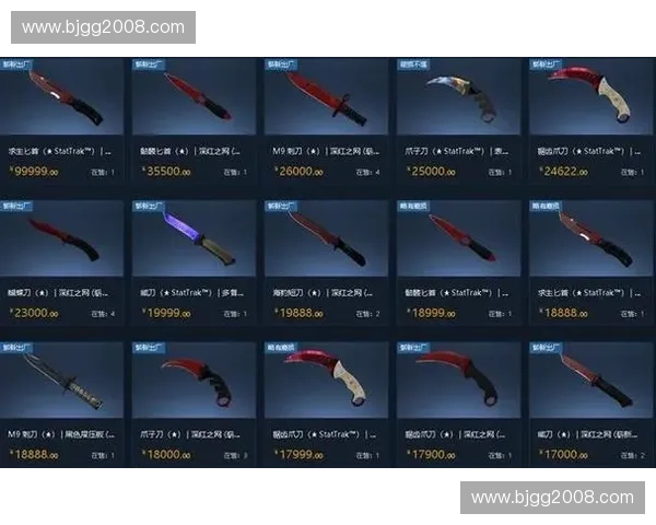 全方位解析CSGO稀有刀具外观与市场价值大全 全方位解析CSGO稀有刀具外观与市场价值大全